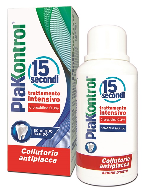 PLAKKONTROL 15 SECONDI COLLUTORIO 250 ML - FARMAPRIME