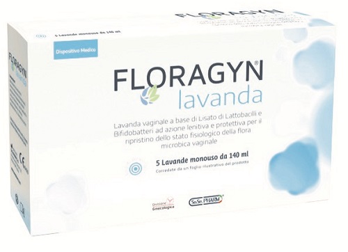 LAVANDA VAGINALE A BASE DI LATTOBACILLI LISATI FLORAGYN LAVANDA 140ML 5FLACONI - FARMAPRIME