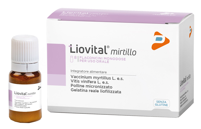 LIOVITAL MIRTILLO 8 FLACONCINI 10 ML - FARMAPRIME