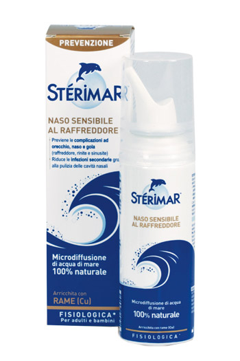 STERIMAR NASO SENSIBILE AL RAFFREDDORE ACQUA DI MARE SPRAY 100 ML - FARMAPRIME