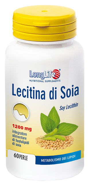 LONGLIFE LECITINA SOIA 60 PERLE DI GELATINA DA 1,7 G - FARMAPRIME