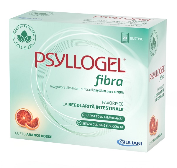 PSYLLOGEL FIBRA ARANCE ROSSE 20 BUSTINE - FARMAPRIME