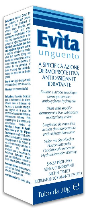EVITA UNGUENTO A SPECIFICA AZIONE DERMOPROTETTIVA ANTIOSSIDANTE IDRATANTE 30 ML - FARMAPRIME