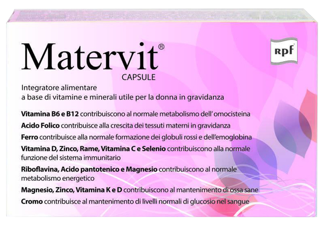 MATERVIT 30 CAPSULE - FARMAPRIME