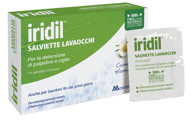 IRIDIL LAVAOCCHI 14 SALVIETTE MONOUSO - FARMAPRIME