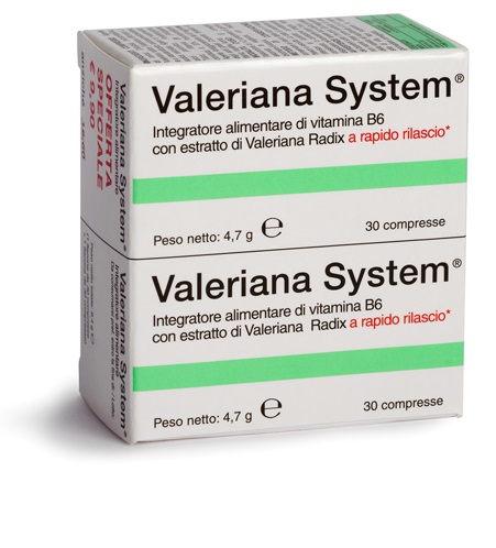 VALERIANA SYSTEM 30 COMPRESSE + 30 COMPRESSE - FARMAPRIME