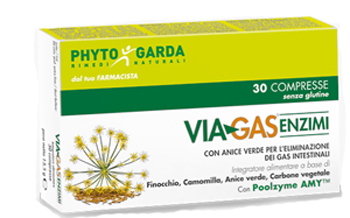 VIAGAS ENZIMI 30 COMPRESSE - FARMAPRIME