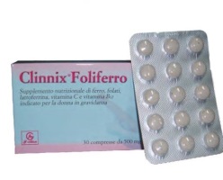 CLINNIX FOLIFERRO 30 COMPRESSE - FARMAPRIME