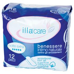 ILLA CARE ASSORBENTE NOTTE EXTRA 12 PEZZI - FARMAPRIME