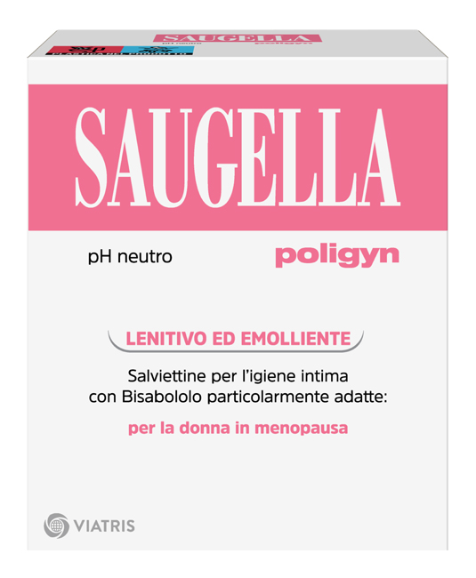 SAUGELLA POLIGYN PH NEUTRO SALVIETTINE IGIENE INTIMA LENITIVO ED EMOLLIENTE 10 PEZZI - FARMAPRIME
