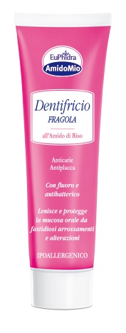 EUPHIDRA AMIDOMIO DENTIFRICIO FRAGOLA 50 ML - FARMAPRIME