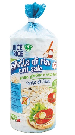 RICE&RICE GALLETTE DI RISO CON SALE SENZA LIEVITO 100 G - FARMAPRIME
