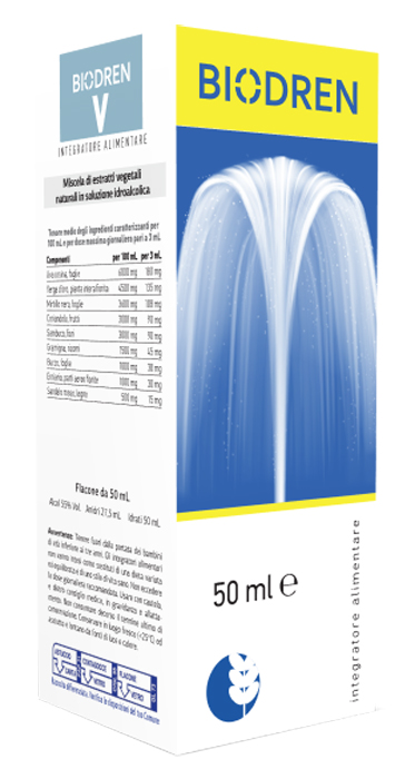 BIODREN V 50 ML SOLUZIONE IDROALCOLICA - FARMAPRIME