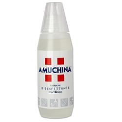 DISINFETTANTE IGIENIZZANTE A BASE DI IPOCLORITO DI SODIO ANTIMICROBICO AD AMPIO SPETTRO D'AZIONE AMUCHINA LIQUIDA 100% 500 ML - FARMAPRIME