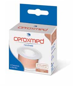 CEROTTO IN ROCCHETTO CEROXMED AERATO IN TESSUTO ROSA 500X2,50 CM 1 PEZZO - FARMAPRIME
