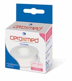 CEROTTO ADESIVO IN ROCCHETTO CEROXMED IN TESSUTO NON TESSUTO AERATO IPOALLERGENICO BIANCO 500X1,25 CM 1 PEZZO - FARMAPRIME