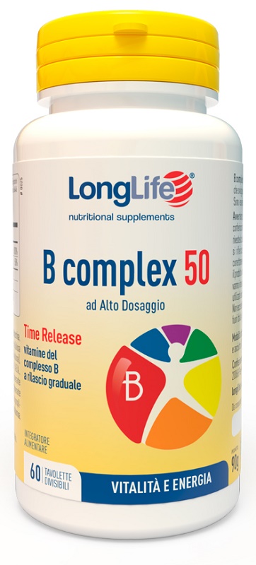 LONGLIFE B COMPLEX 50 RILASCIO GRADUALE 60 TAVOLETTE DIVISIBILI - FARMAPRIME