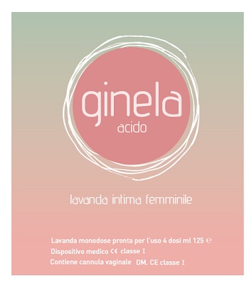 LAVANDA INTIMA FEMMINILE GINELA ACIDO 4 DOSI X 125 ML + CANNULA VAGINALE - FARMAPRIME