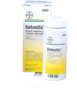 STRISCE MISURAZIONE CHETONURIA KETOSTIX 50 PEZZI - FARMAPRIME