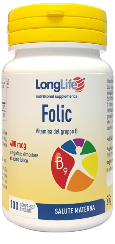 LONGLIFE FOLIC 400 MCG 100 COMPRESSE - FARMAPRIME