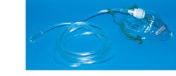 MASCHERA PER OSSIGENOTERAPIA MEDIA CONCENTRAZIONE CON 2 TUBI PROLUNGA 2 METRI - FARMAPRIME