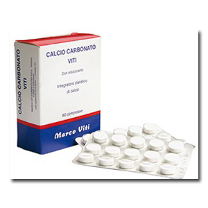 CALCIO CARBONATO VITI 60 COMPRESSE - FARMAPRIME