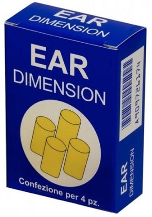 EAR DIMENSION TAPPO AURICOLARE IN SPUGNA 4 PEZZI - FARMAPRIME