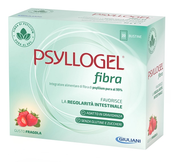 PSYLLOGEL FIBRA FRAGOLA 20 BUSTINE - FARMAPRIME
