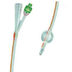 CATETERE FOLEY IN SILICONE TRASPARENTE A 2 VIE CON PALLONCINO 5-10ML DIAMETRO CH16 5,33MM LUNGHEZZA 40CM - FARMAPRIME