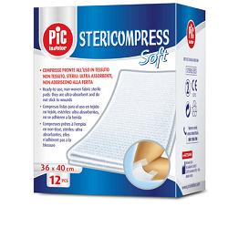 STERICOMPRESS SOFT XL GARZA TNT 18X40CM 12 PEZZI - FARMAPRIME