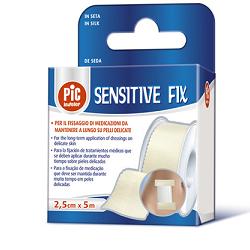 CEROTTO IN ROCCHETTO PIC SENSITIVE FIX SETA 5X500 CM CON FUSTELLA - FARMAPRIME