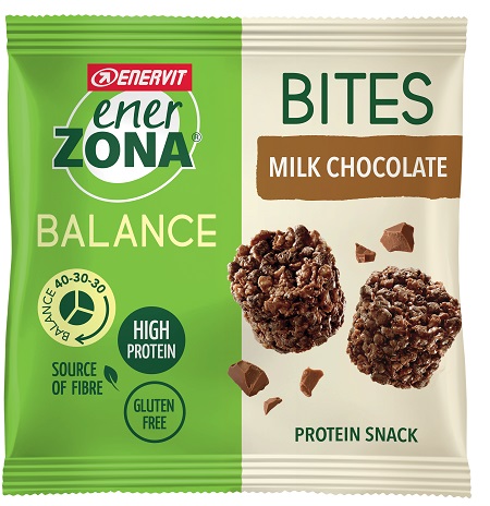 ENERZONA BITES MILK CHOCOLATE 1 BUSTINA - FARMAPRIME