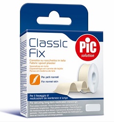 CEROTTO IN ROCCHETTO PIC CLASSIC FIX TELA BIANCO 2,5X500 CM FUSTELLA - FARMAPRIME