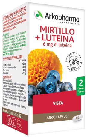 ARKO CAPSULE MIRTILLO+LUTEINA 45 CAPSULE - FARMAPRIME