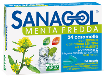 SANAGOL MENTA FREDDA 24 CARAMELLE - FARMAPRIME