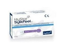 LANCETTE PUNGIDITO MYSTAR SYLKFEEL LANCETS 33 GAUGE 25 PEZZI - FARMAPRIME