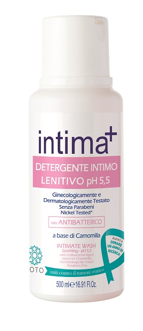 INTIMA+ DETERGENTE INTIMO LENITIVO PH 5.5 ROSA 500 ML - FARMAPRIME