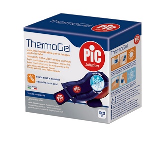 THERMOGEL CUSCINO TERAPIA CALDO FREDDO 10X26 CM CON FASCIA ELASTICA - FARMAPRIME