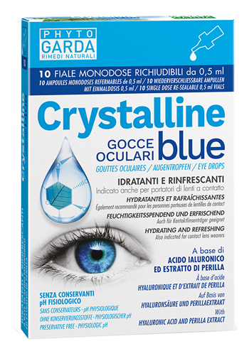 CRYSTALLINE BLUE GOCCE OCULARI MONODOSE 10 FIALE 0,5 ML - FARMAPRIME