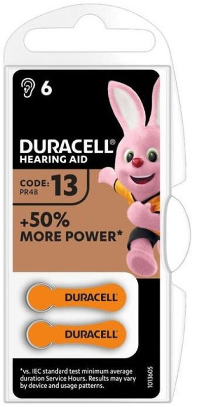 DURACELL EASY TAB 13 ARANCIO BATTERIA PER APPARECCHIO ACUSTICO - FARMAPRIME