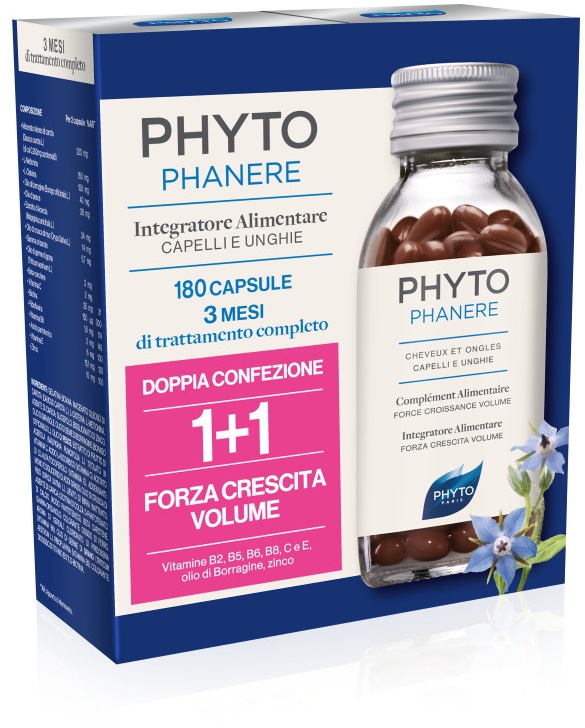 PHYTO PARIS PHYTOPHANERE INTEGRATORE ALIMENTARE CAPELLI/UNGHIE 90+90 CAPSULE - FARMAPRIME