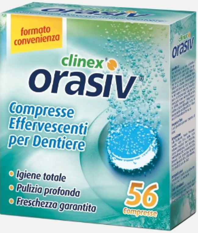 ORASIV CLINEX 56 COMPRESSE EFFERVESCENTI - FARMAPRIME