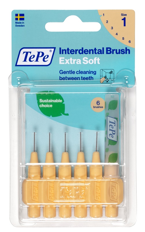 TEPE SCOVOLINO XSOFT ARANCIONE 0,45 MM 6 PEZZI - FARMAPRIME