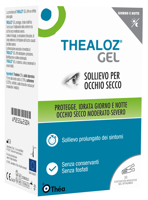 THEALOZ GEL OFTALMICO 30 CONTENITORI MONODOSE 0,4 G - FARMAPRIME