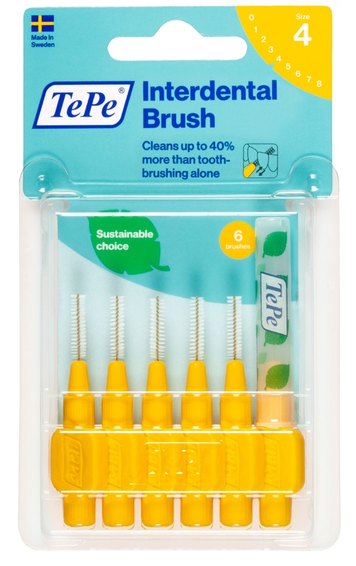 TEPE SCOVOLINO GIALLO 0,7 MM 6 PEZZI - FARMAPRIME
