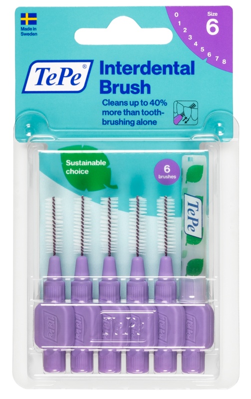 TEPE SCOVOLINO VIOLA 1,1MM 6 PEZZI - FARMAPRIME