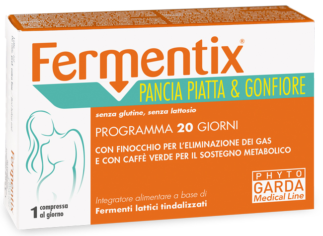 FERMENTIX PANCIA PIATTA E GONFIORE 20 COMPRESSE - FARMAPRIME