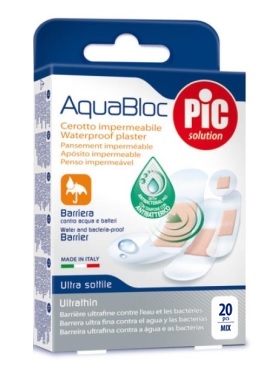 CEROTTO PIC AQUABLOC MIX ANTIBATTERICO 20 PEZZI - FARMAPRIME