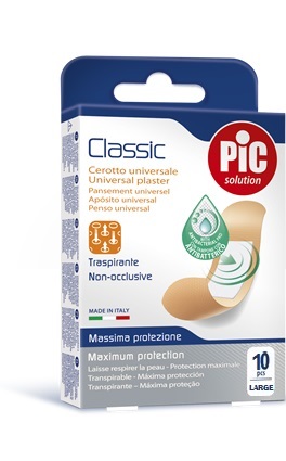 CEROTTO PIC CLASSIC 25X72 MM 10 ANTIBATTERICO 10 PEZZI - FARMAPRIME