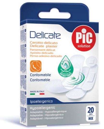 CEROTTO PIC DELICATE MIX 20 CEROTTI ANTIBATTERICO - FARMAPRIME